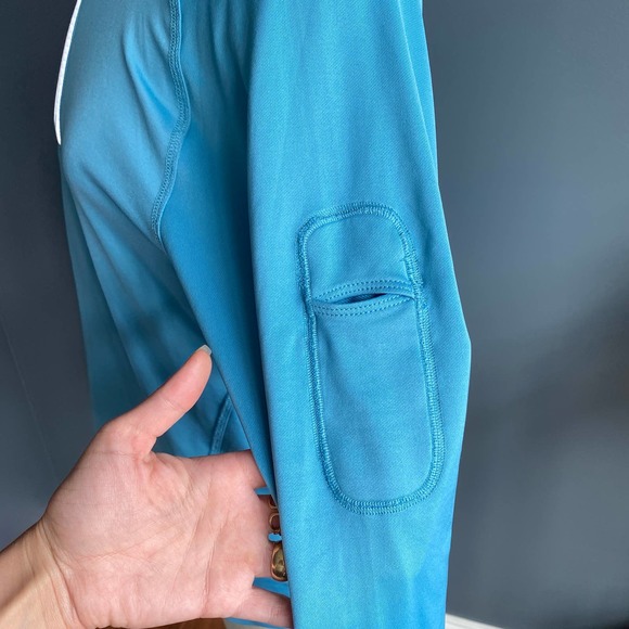 Champion blue quarter zip top - Picture 6 of 9